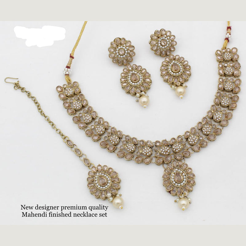 Sai Fashion Gold Plated Necklace Set