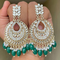 Sai Fashion Gold Plated Dangler Earrings