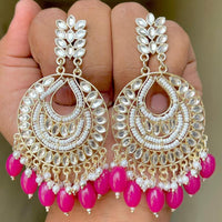 Sai Fashion Gold Plated Dangler Earrings