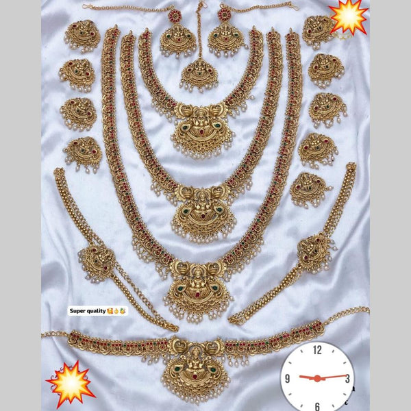 Sai Fashion Gold Plated Bridal Jewellery Set