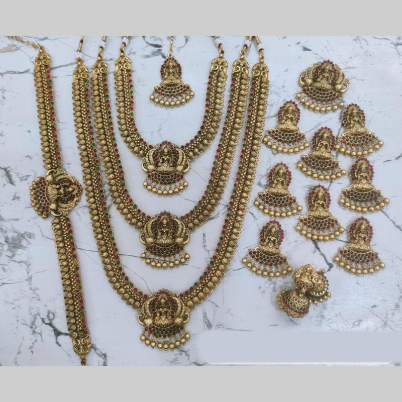 Sai Fashion Gold Plated Bridal Jewellery Set