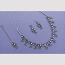 Sai Fashion Oxidized Plated Kundan Necklace Set