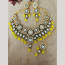 Sai Fashion Gold Plated Kundan Stone Beads And Pearl Necklace Set