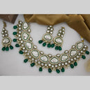 Sai Fashion Gold Plated Kundan And Beads Necklace Set 