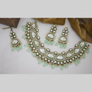 Sai Fashion Gold Plated Kundan And Beads Necklace Set