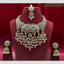 Sona Covering Elephant Design Austrian Stone Necklace Set