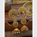 Sai Fashion Premium Quality Matte Finish Elegant Pota Stone Jhumki Earrings 
