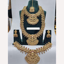 Sai Fashion Cultural Radiance Temple Jewelry Combo With  Pota Embellishements