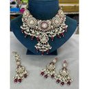 Sai Fashion Designer Pota Stone Pearl And Beads Necklace Set