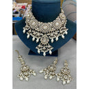 Sai Fashion Designer Pota Stone Pearl And Beads Necklace Set