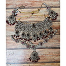 Sai Fashion Traditional Kundan Stone And Beads Necklace Set