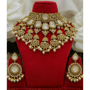 Sai Fashion Traditional Kundan Pearl And Beads Choker Jewellery Set for Women