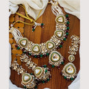 Sai Fashion Designer Kundan Stone And Beads Necklace Set