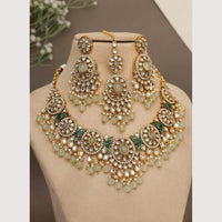 Sai Fashion Designer Kundan Stone And Beads Necklace Set