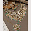 Sai Fashion Designer Kundan Stone And Beads Necklace Set