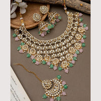 Sai Fashion Designer Kundan Stone And Beads Necklace Set