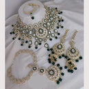 Sai Fashion Designer Kundan And Beads Semi-Bridal Necklace Set
