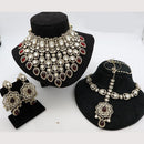 Sai Fashion Designer Kundan And Beads Semi-Bridal Necklace Set