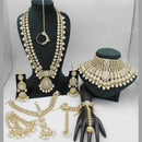 Sai Fashion Regal Kundan Stone And Beads Bridal Jewellery Set