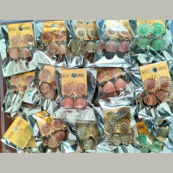 Shagna Assorted Color Jhumki Earrings