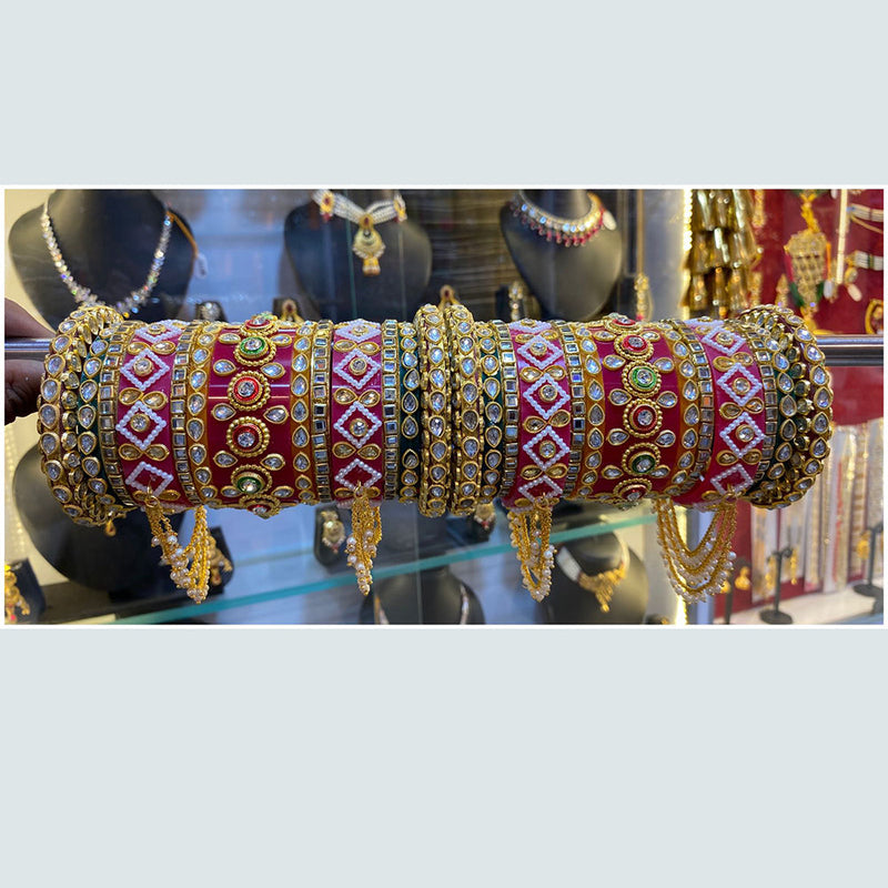 Shagna Acrylic Bridal Bangle Set