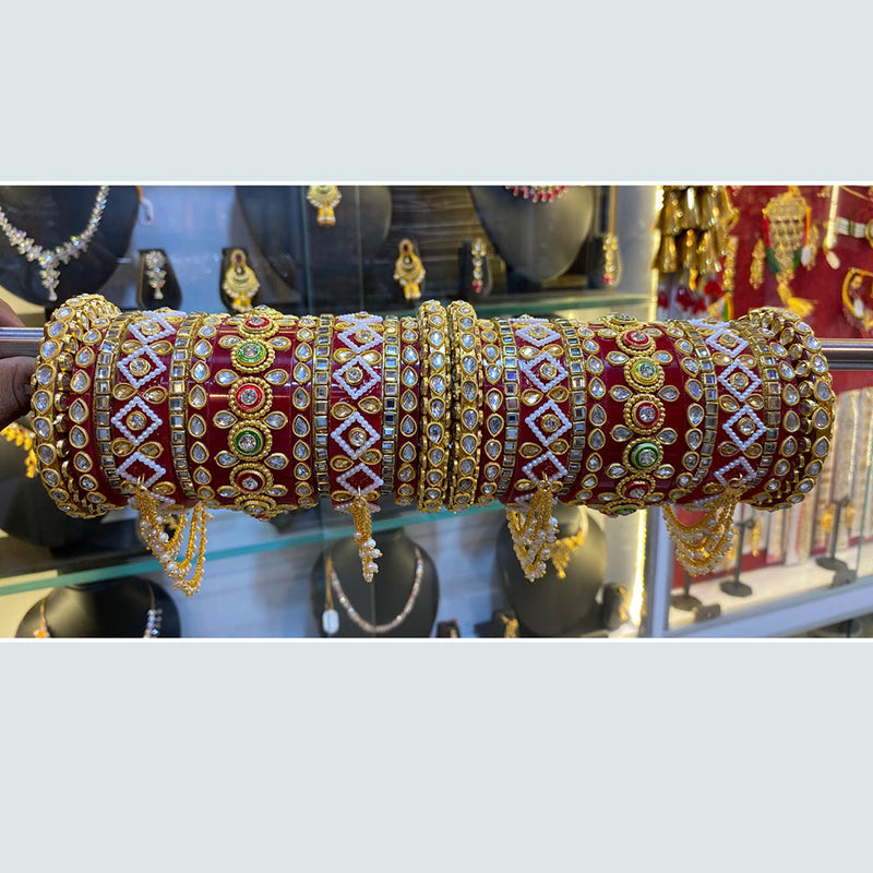 Shagna Acrylic Bridal Bangle Set