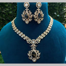 Shagna Gold Plated Polki Kundan Stone Necklace Set