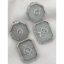 Shagna Designer American Diamond Hanging Earrings