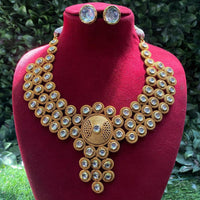 Shagna Designer Kundan Stone Traditional Necklace Set