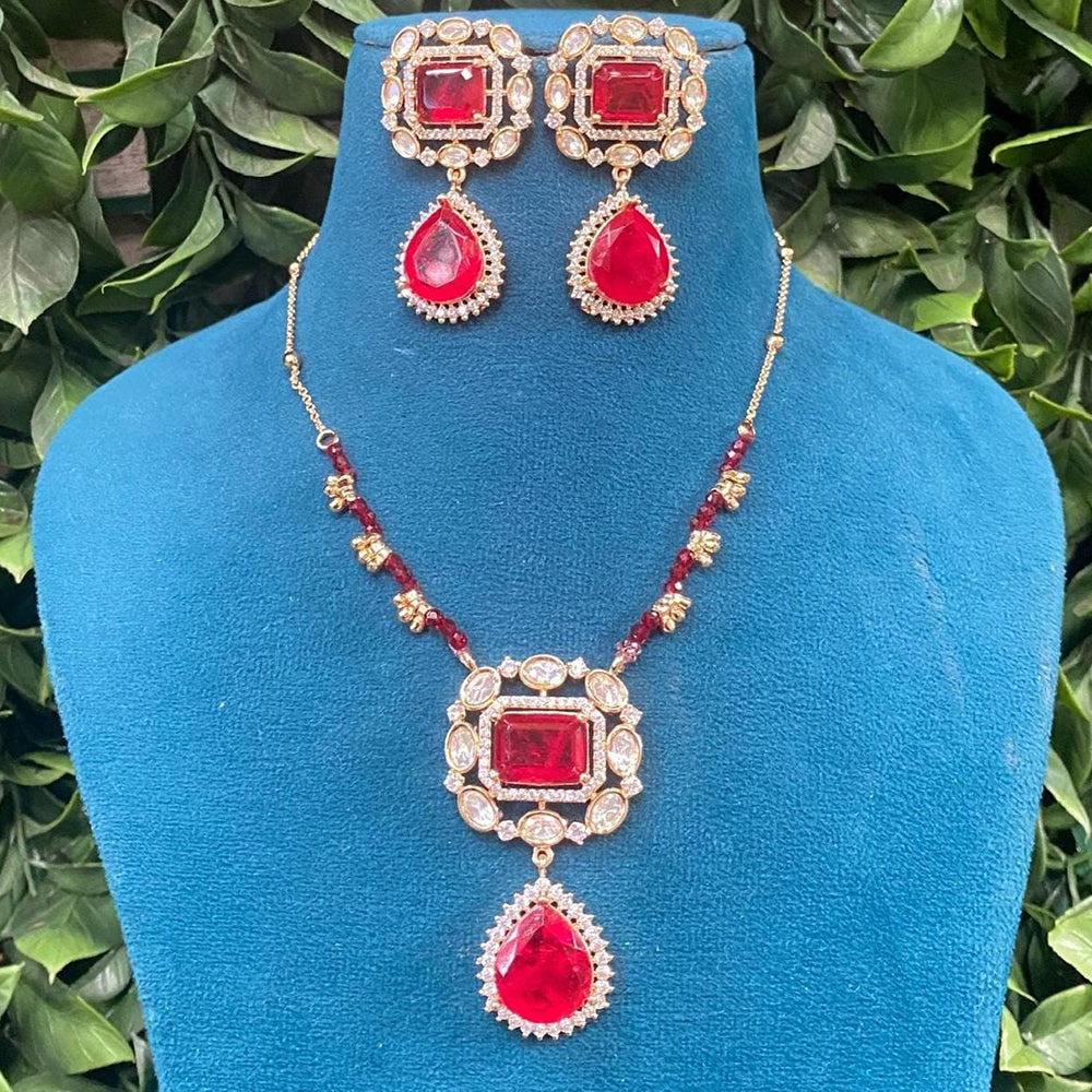 Shagna Heritage Polki Kundan Stone And Pearl Necklace Set