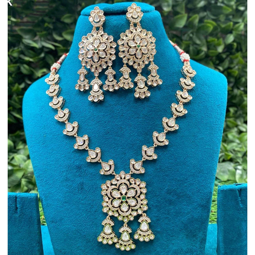 Shagna Heritage Polki Kundan Stone Necklace Set