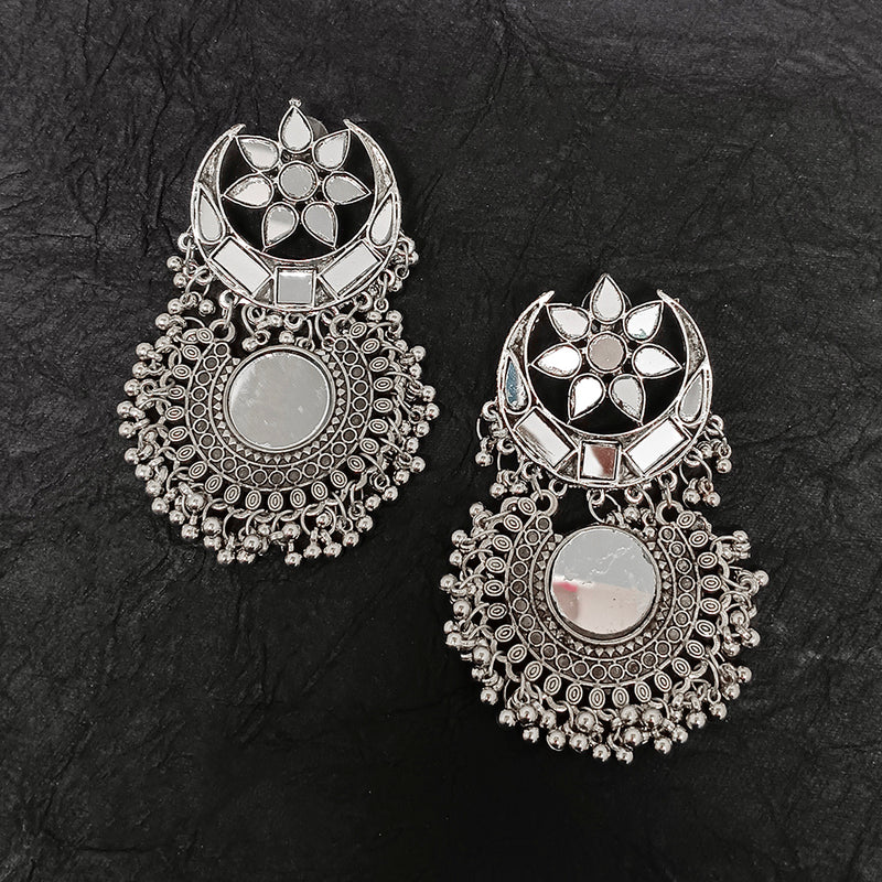 Bhavi Jewels Oxidised Plated Dangler Earrings