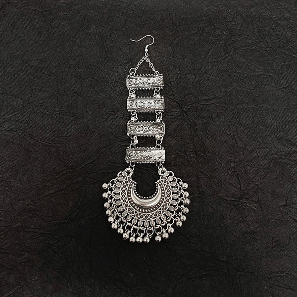 Bhavi Jewels Oxidised Plated Mangtikka