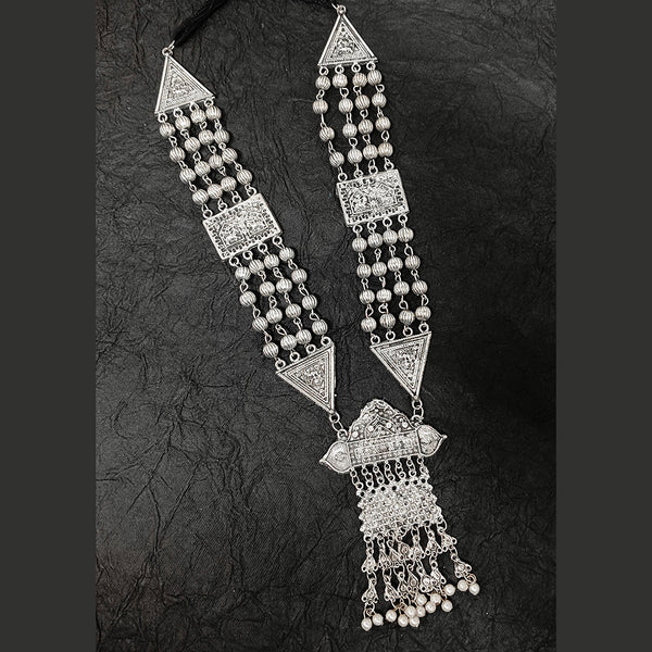 Bhavi Jewels  Oxidised Plated Necklace Set