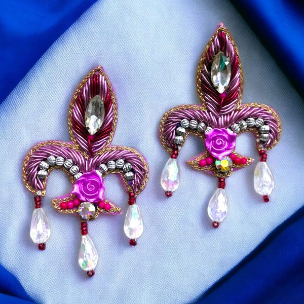 Blythediva Gold Plated Dangler Earrings
