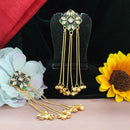Blythediva Royal Kundan And Meenakari Ghungroo Kashmiri Long Dangler Earrings