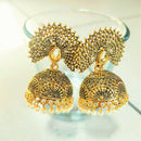 H K Fashion Gold Plated Jhumki Earrings