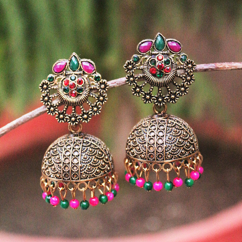 H K Fashion Jhumki Earrings