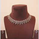 H K Fashion Oxidised Plated Pota Stone Necklace Set