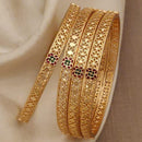 H K Fashion Premium Quality Dailywear Studded Microgold Bangles