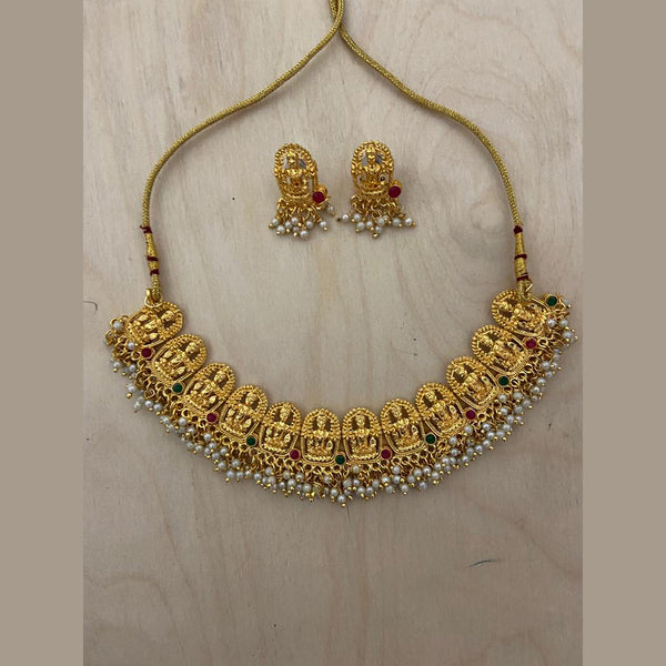 India Art Gold Plated Necklace Set