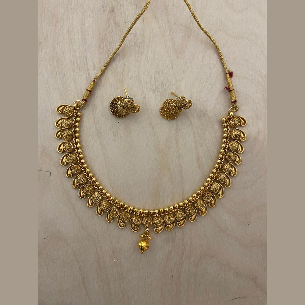 India Art Gold Plated Necklace Set