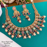 India Art Gold Plated Necklace Set