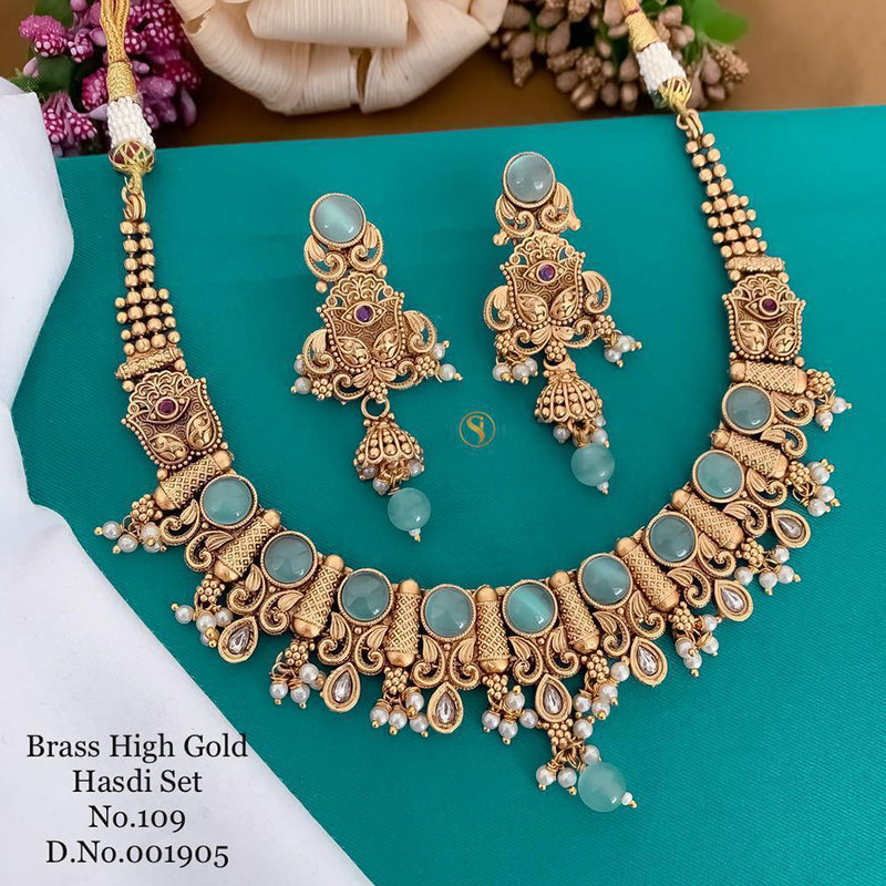 India Art Gold Plated Necklace Set