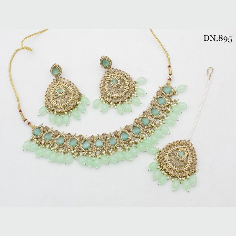 India Art Gold Plated Necklace Set