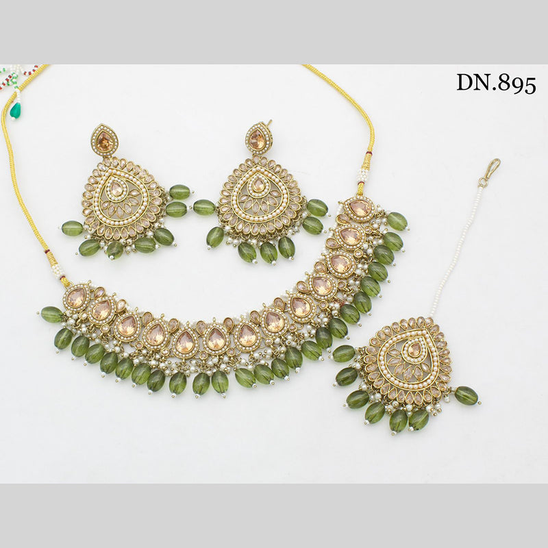 India Art Gold Plated Necklace Set