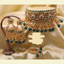 India Art Gold Plated Choker Necklace Set