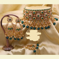 India Art Gold Plated Choker Necklace Set