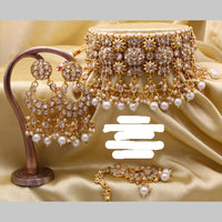 India Art Gold Plated Choker Necklace Set