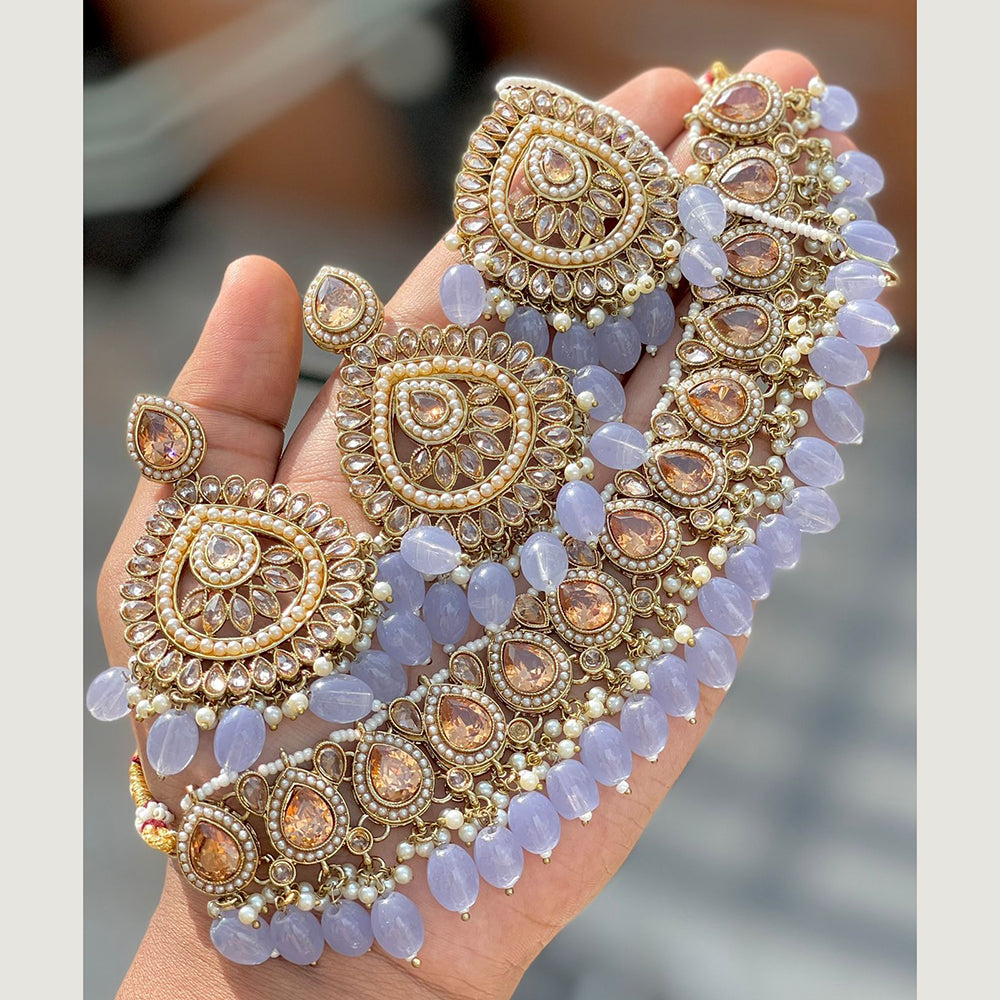 India Art Gold Plated Necklace Set